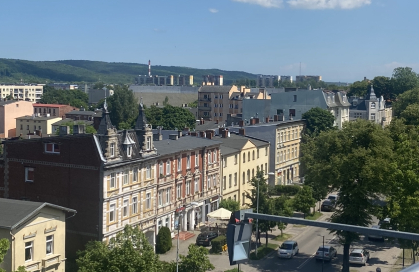 widok na miasto Wejherowo